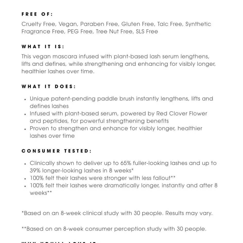 BareMinerals‎ Strength & Length Serum-Infused Mascara- Travel Size